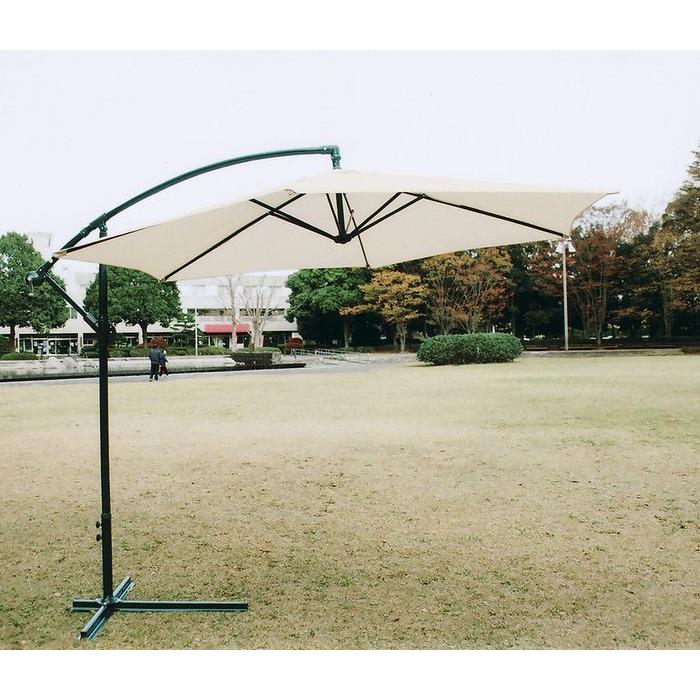 【直送品】ジャービス商事 アンブレラアーム1型 ベージュ 直径2900×H2750 | ガーデンパラソル パラソル おしゃれ オシャレ ガーデニング 庭 テラス カフェ 日よ | 
