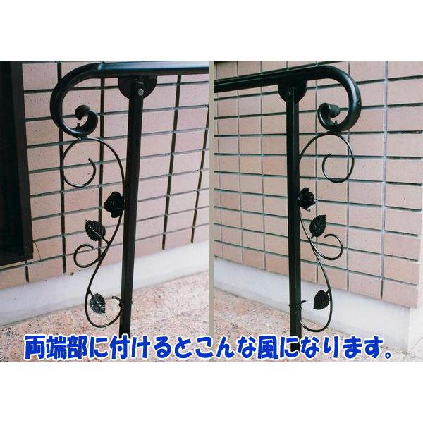 【直送品】ジャービス商事 アプローチ手すり用 端部飾り(2ヶ入) W160×L550mm | 手摺り おしゃれ オシャレ 屋外 玄関 庭 リフォーム 介護用品 歩行補助 転倒防止 |  | 01