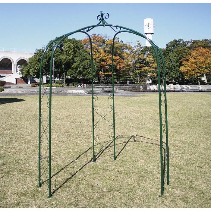 【直送品】ジャービス商事 ガーデンアーチW-N型 直径1800×H2420 | ガーデニング おしゃれ オシャレ 園芸 庭 つる ローズアーチ 花壇 庭園 園芸 | 