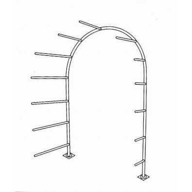 【直送品】ジャービス商事 ドームアーチコネクションR45 W1600×H2400 | 
