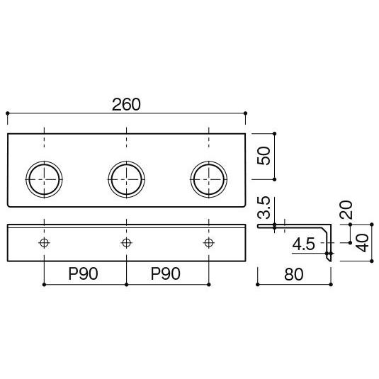 KAWAJUN ディスペンサーホルダー(3連) SE-60H-XSL | 浴室 お風呂