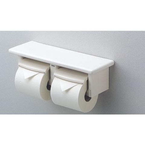 TOTO 棚付二連紙巻器（陶器製）YH64SR トイレ 紙巻器 トイレットペーパーホルダー 2連 シンプル インテリア トイレ用品 ワンタッチ ダブル  インテリア・寝具 :toto-ka024:DIYとプロの店 セレクトツール - 通販 - Yahoo!ショッピング