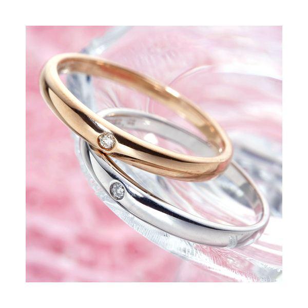 K18　ワンスターダイヤリング 指輪 　K18ピンクゴールド(PG)11号 |  | 01