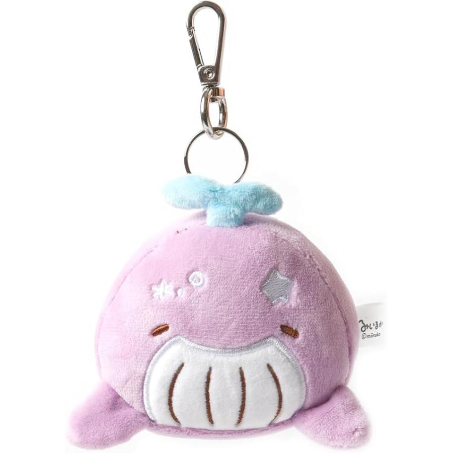 ゆるいるか ぬいぐるみ もちもち フェイス マスコット キーリング くー