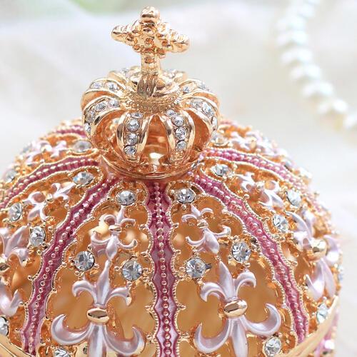 【ジュエリーボックス】 クラウン ピンク 007-2 |  | 03