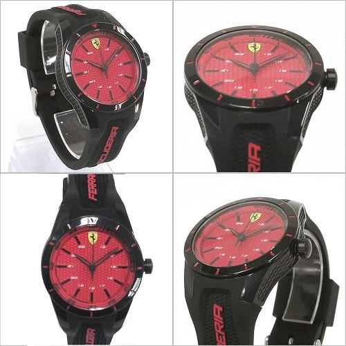 Scuderia フェラーリ Ferrari  スクーデリア レッド RedRev クオーツ メンズ ウォッチ 0830248 |  | 01