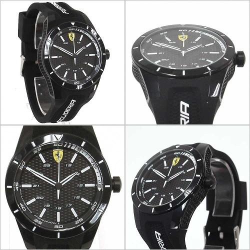 Scuderia フェラーリ Ferrari  スクーデリア レッド RedRev クオーツ メンズ ウォッチ 0830249 |  | 01
