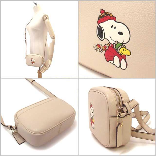COACH コーチ バッグ アウトレット X PEANUTS スヌーピー ミニ 