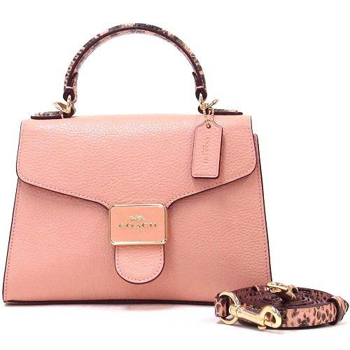 COACH コーチ レザーバッグ アウトレット スネーク エンボスド トリム 