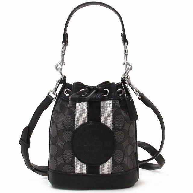 コーチ バッグ COACH アウトレット シグネチャー ストライプ ミニ