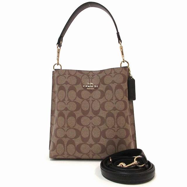 誠実 コーチ バッグ COACH アウトレット シグネチャーモリー バケット