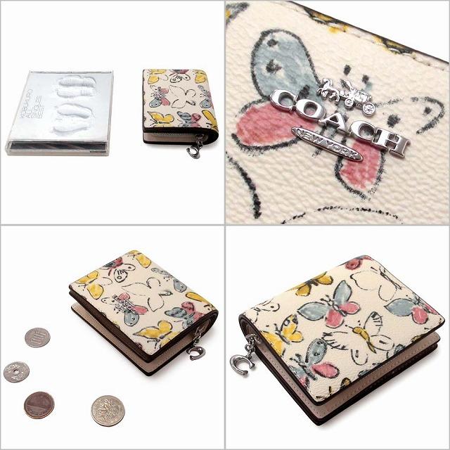 COACH 花と蝶のプリント 二つ折り財布 楽天市場】コーチ COACH 財布 レディース 二つ折り財布