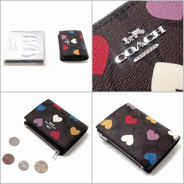 COACH ハート柄 二つ折り財布 並行輸入品:アウトレット品 COACH（コーチ） 【並行輸入品】コーチ 財布 アウトレット