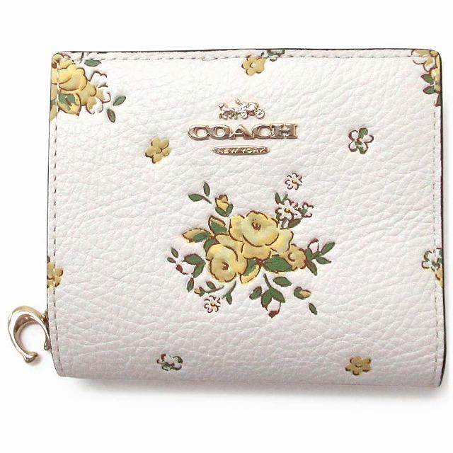 新品　COACH　折り財布　スナップウォレット　フローラルプリント　日本限定 公式】スナップ ウォレット・フローラル プリント｜コーチ