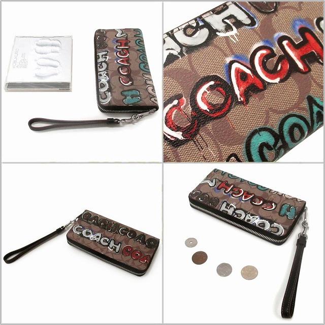 COACH コーチ 財布 アウトレット シグネチャー X MINT + SERF