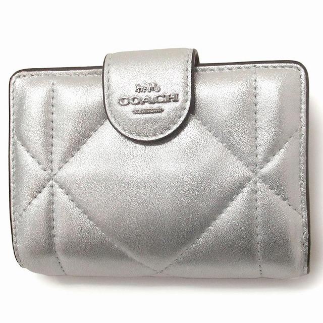 コーチ レザー財布 COACH アウトレット パフィー ダイアモンド 