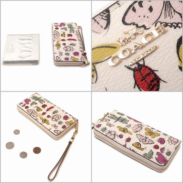 COACH クリーチャープリント ロングジップ 長財布 CR931 COACH 【並行輸入品】コーチ 財布 アウトレット クリーチャー