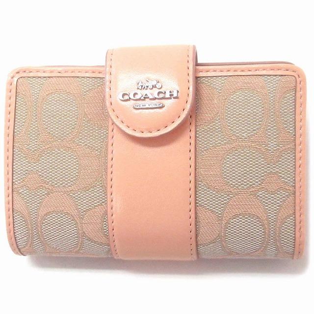COACHミディアム コーナー ジップ ウォレット二つ折り財布アウトレット COACH（コーチ） 【並行輸入品】コーチ 財布 アウトレット