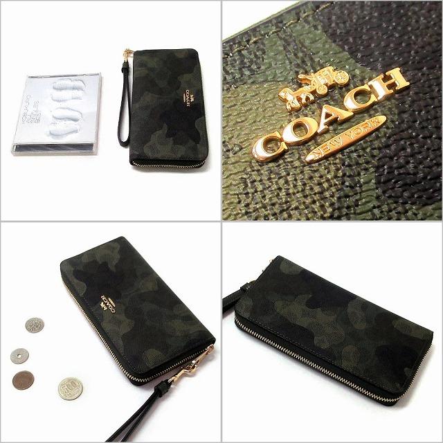 COACH コーチ 財布 アウトレット カモ柄 ロング ジップ COACH コーチ 財布 アウトレット カモ柄 ロング ジップ