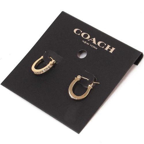 COACH（コーチ） ネックレス アウトレット ゴールド ロゴ ピアス 54497 