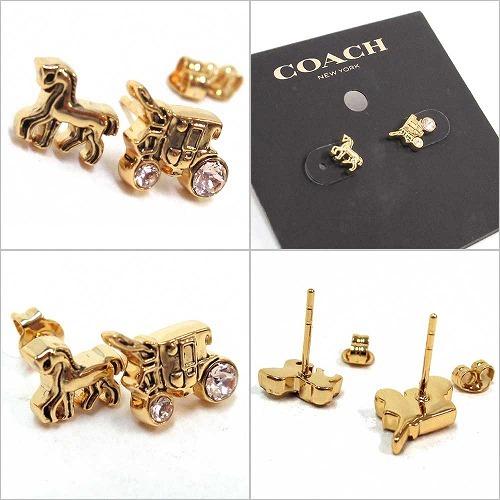 ☆★ Coach ★☆ ホース&キャリッジ スタッド イヤリング F77695 ホース アンド キャリッジ スタッド ピアス ピアス