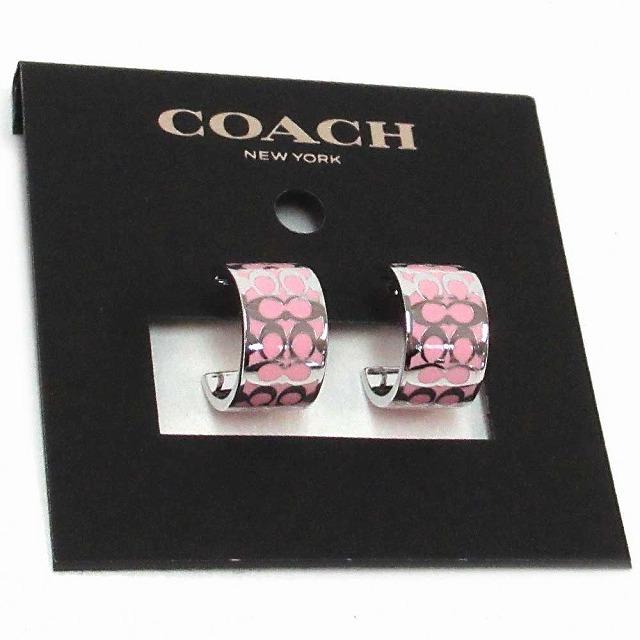 コーチ ピアス COACH アウトレット シグネチャー フープ ピアス C7770