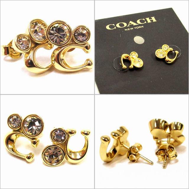 【COACH】シグネチャーピアス C9450 COACH コーチ ピアス シグネチャー C9450 GLD : ブランド