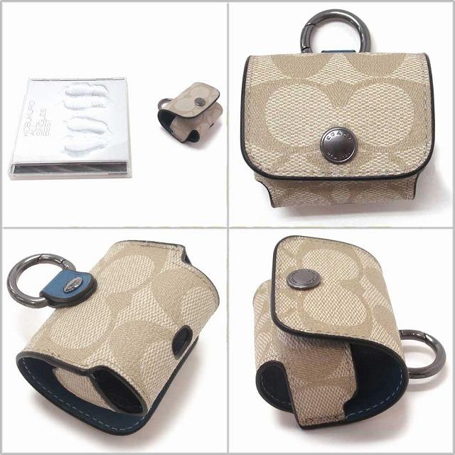 COACH コーチ イヤホンケース アウトレット シグネチャー