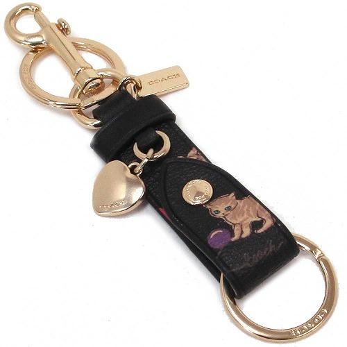 コーチ キーホルダー COACH キャットプリント COACH コーチ キーホルダー アウトレット キャットプリント