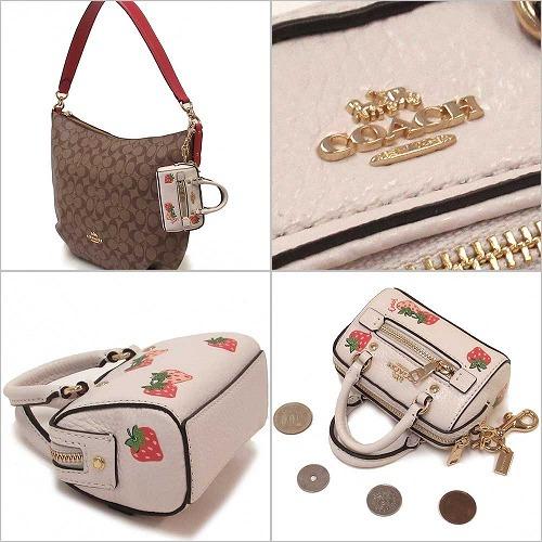 COACH コーチ キーホルダー アウトレット ストロベリー プリント COACH コーチ キーホルダー アウトレット ストロベリー プリント