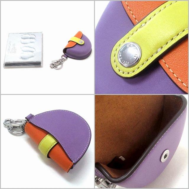 コーチ キーホルダー COACH ブロック アイリス ミニサドルバッグチャーム コーチ キーホルダー COACH ブロック アイリス ミニサドルバッグ