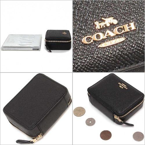 COACH コーチ アウトレット レザー ピルボックス C4579 IMBLK