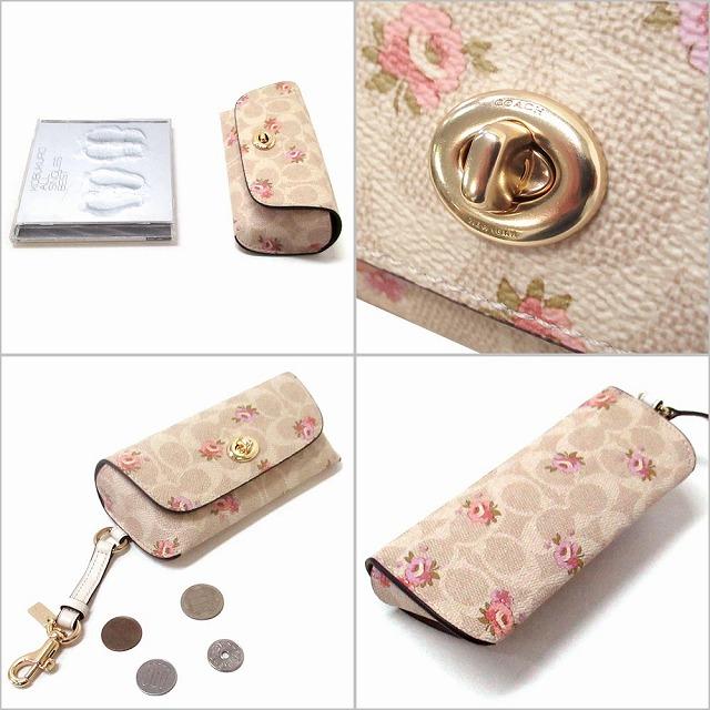 COACH 花装飾 サングラス ケース付き COACH - フレーム花柄 かわいい COACH サングラス ケース付き【送料