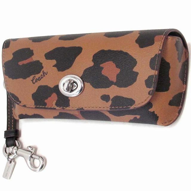 コーチ COACH アウトレット シグネチャー レオパード レザー