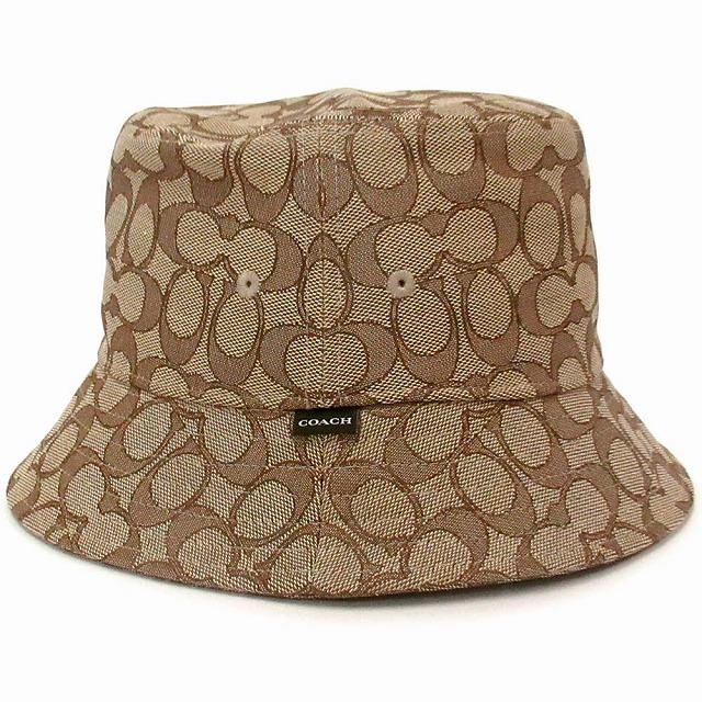 コーチ 帽子 COACH アウトレット シグネチャー ジャカード バケット 