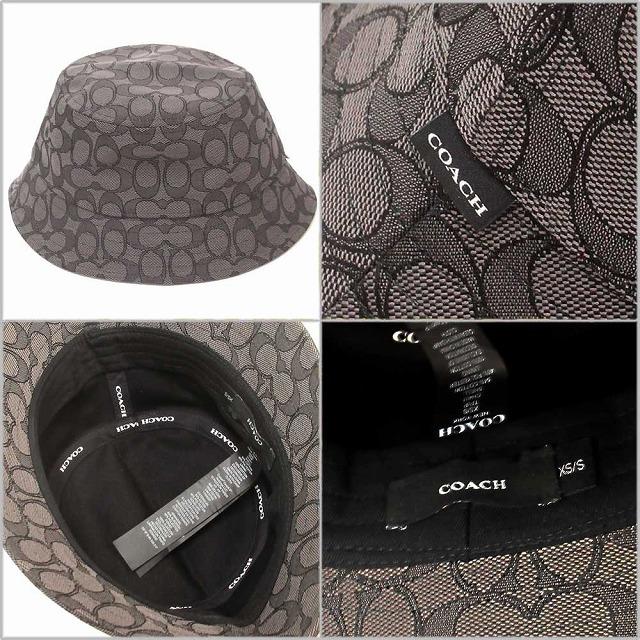 コーチ 帽子 COACH アウトレット シグネチャー ジャカード バケット 