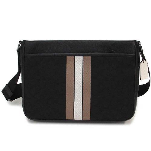 COACH ストライプ ボディバッグ　メンズ COACH（コーチ） バッグ メンズ アウトレット トンプソン シグネチャー