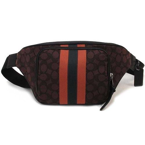COACH コーチ メンズ ウエストポーチ ジャガード
