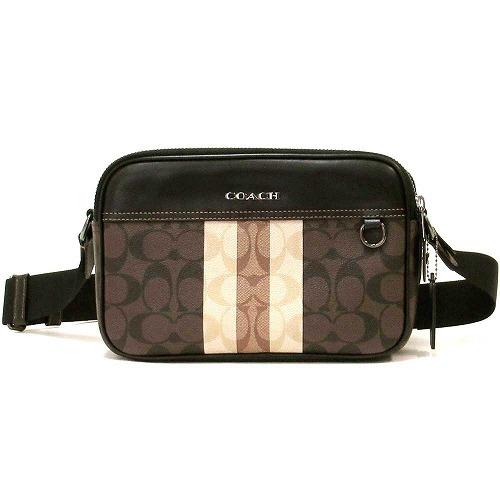 コーチ バッグ メンズ COACH アウトレット グラハム シグネチャー ストライプ クロスボディ ショルダーバッグ C9965 QBMAA｜selectag