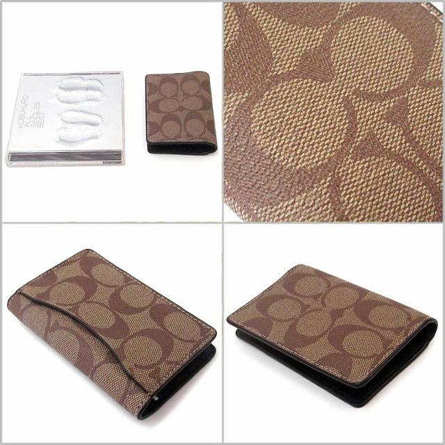 COACH 【並行輸入品】コーチ 財布 アウトレット シグネチャー ID
