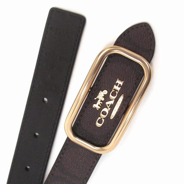 COACH コーチ　モーガン レクタングル バックル ベルト ce969_imsad_a0