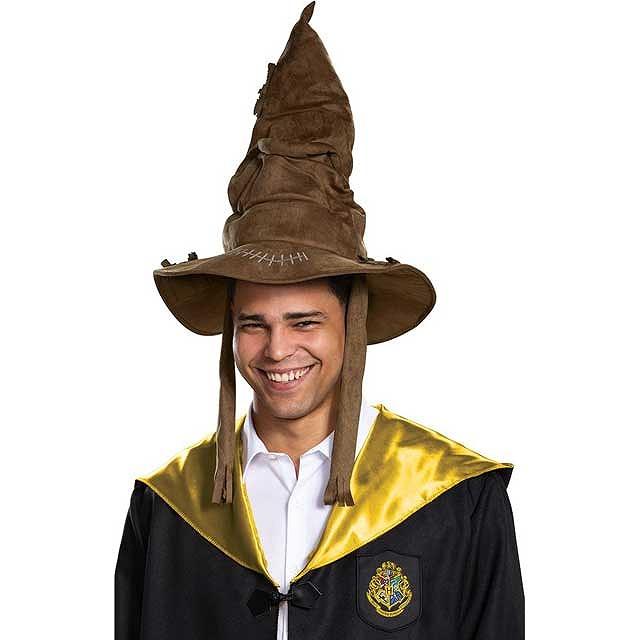 【並行輸入品】ハロウィン コスプレ 仮装 ハリー・ポッター Harry Potter 組み分け帽子 ハット デラックス 取り外し可能ストラップ 大人用 107769 |  | 02