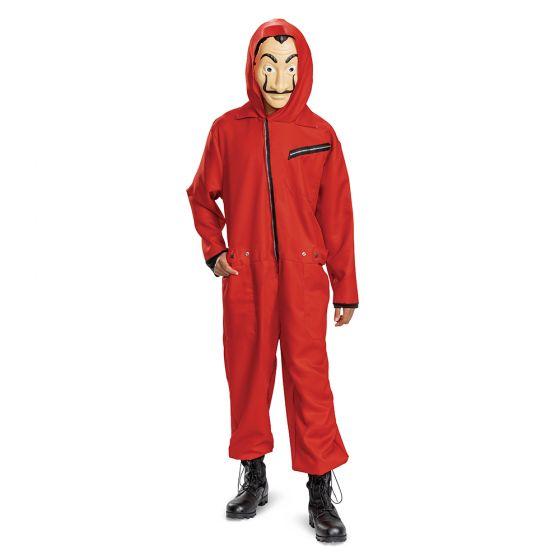【並行輸入品】ペーパー・ハウス ハロウィン コスプレ Money Heist Adult Jumpsuit W/ Mask コスプレ衣装 ドレス ネットフリックス 124399D n240912 |  | 01