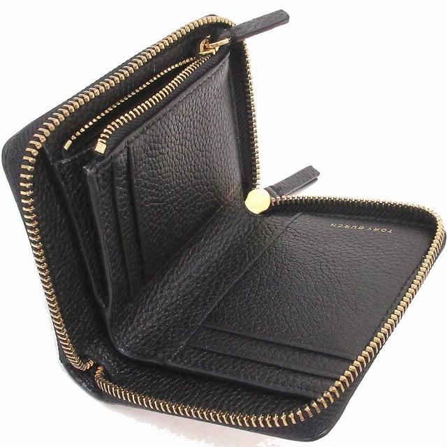 【並行輸入品】TORY BURCH トリバーチ アウトレット レザーブリテン ミディアムウォレット 二つ折り財布 136139001 | TORY BURCH | 02