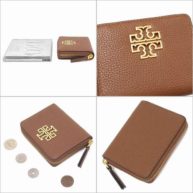 【並行輸入品】TORY BURCH トリバーチ アウトレット レザー ブリテン ミディアム ウォレット 二つ折り財布  136139909 n221202 | TORY BURCH | 01