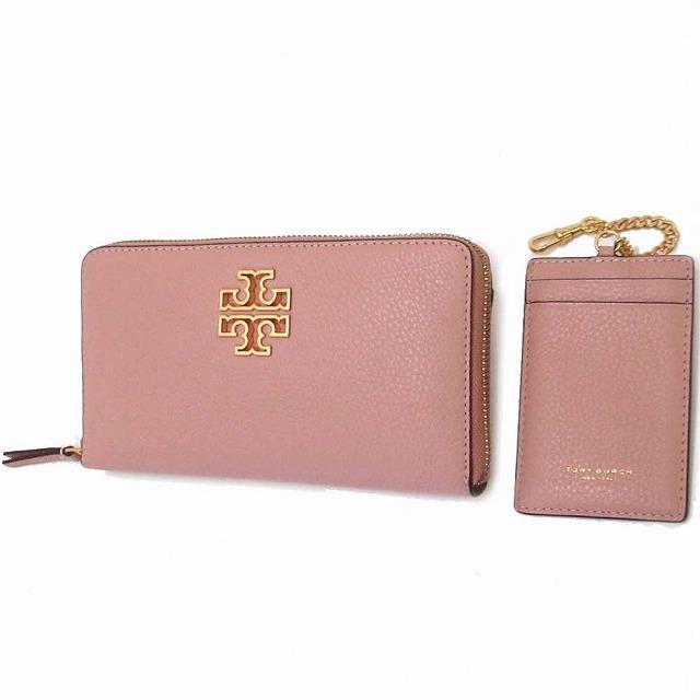 【並行輸入品】TORY BURCH トリバーチ アウトレット レザー ブリテン ジップ アラウンド ウォレット 長財布  141004664 n221202 | TORY BURCH