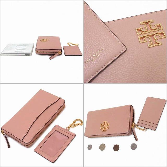 【並行輸入品】TORY BURCH トリバーチ アウトレット レザー ブリテン ジップ アラウンド ウォレット 長財布  141004664 n221202 | TORY BURCH | 01