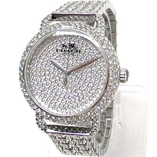 コーチ 時計 レディース Coach アウトレット デランシー クリスタル パヴェ ステンレス スチール ウォッチ 腕時計 14502364 14502364 セレクトag 通販 Yahoo ショッピング