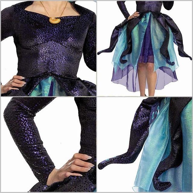 ハロウィン コスプレ 仮装 ディズニー DISNEY アースラ ヴィランズ 