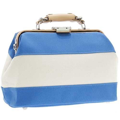 Kiwada 木和田 豊岡製鞄 キワダダレス ボーダータイプ 帆布 ダレスボストン MADE IN 豊岡 1593 BL